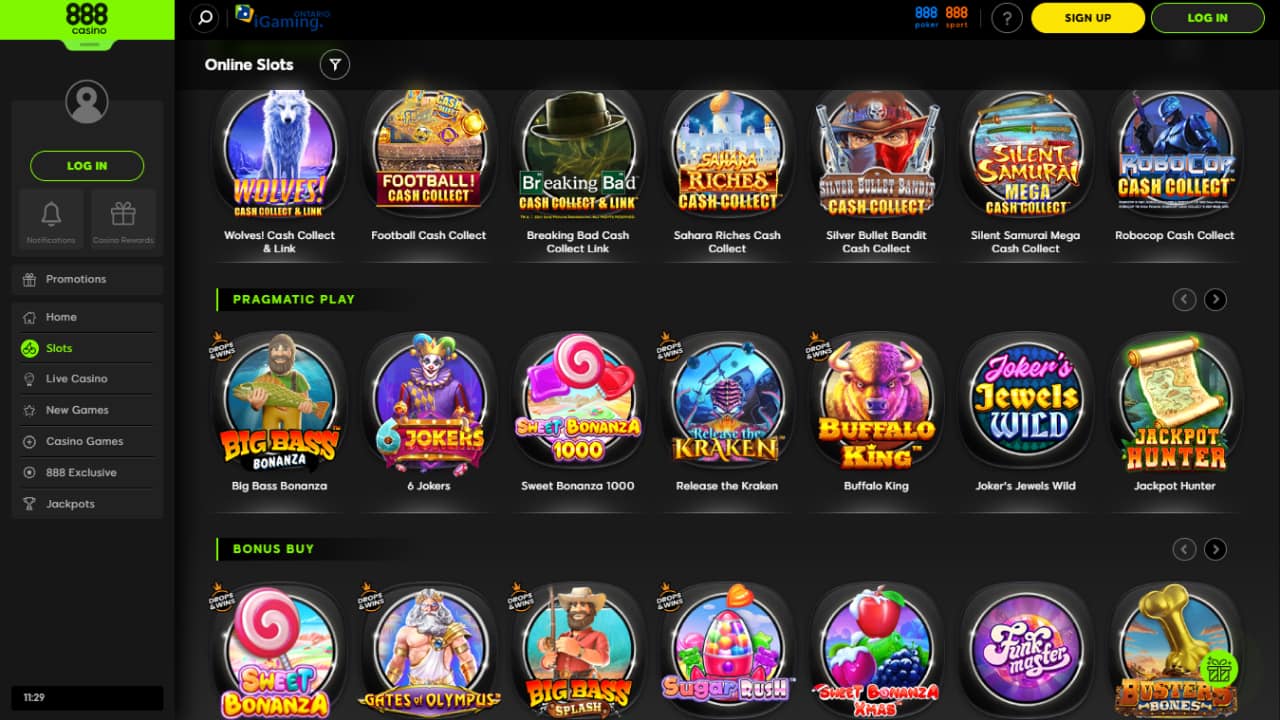 888 casino online games