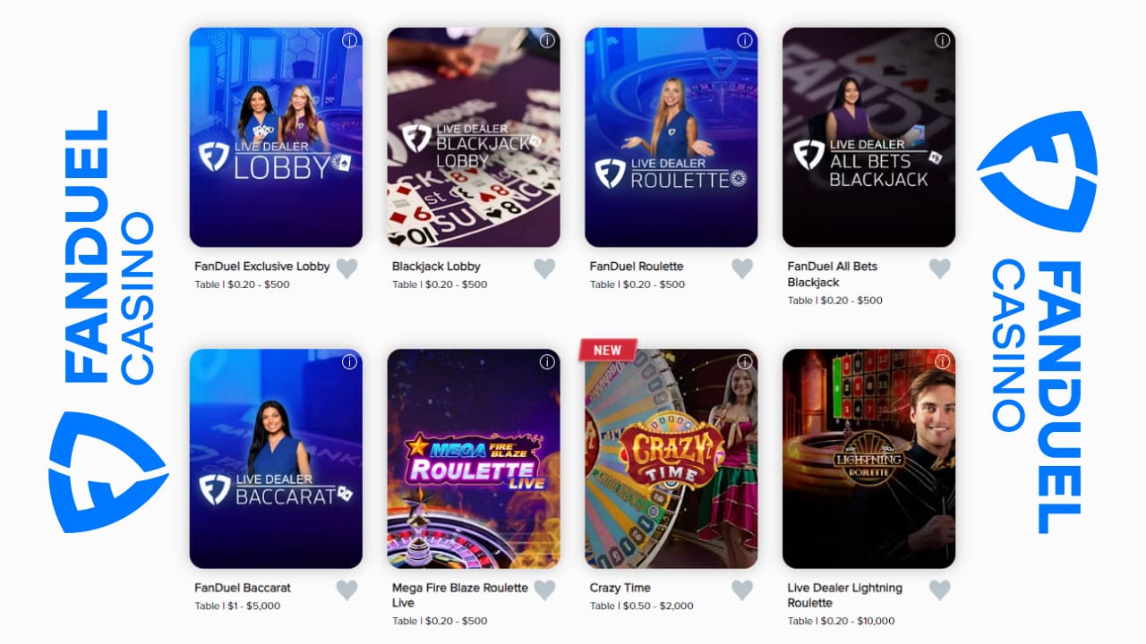 Fanduel online casino games