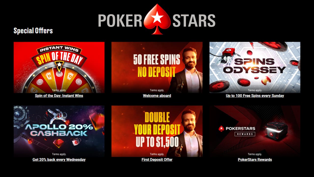 Poker stars bonuses