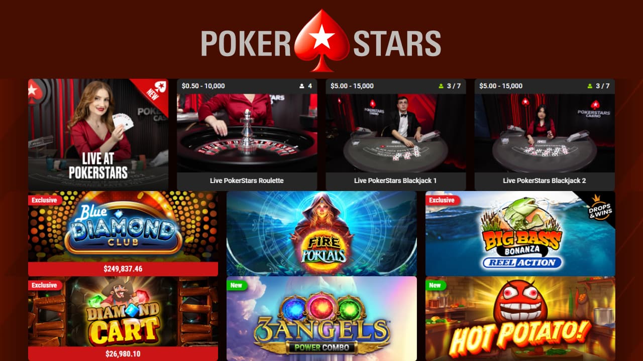 Poker stars casino online games