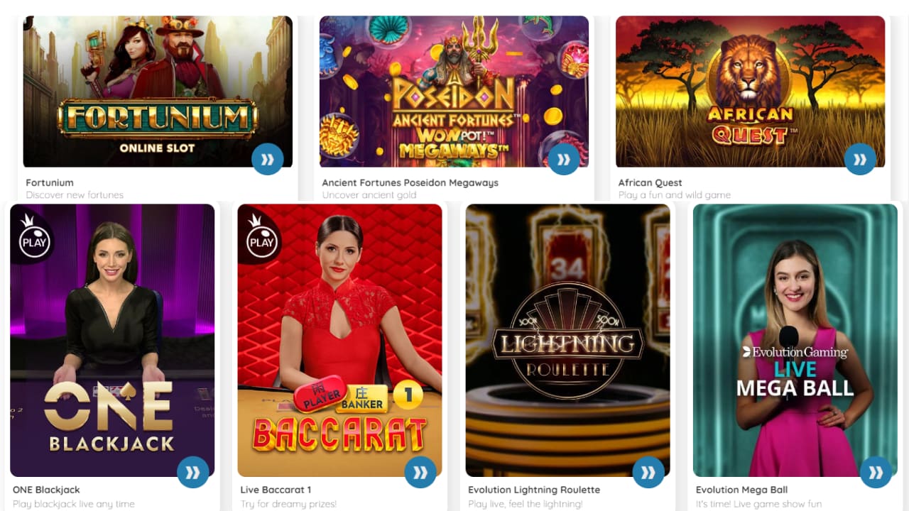 Royal Vegas online games